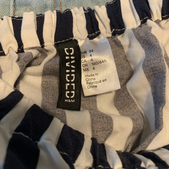 H&M Divided brand striped romper shorts - Picture 8 of 8